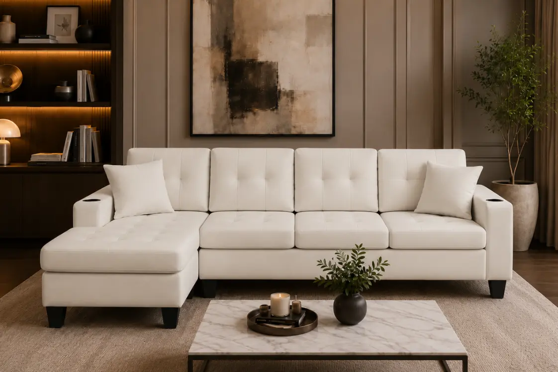 Cream Sofa